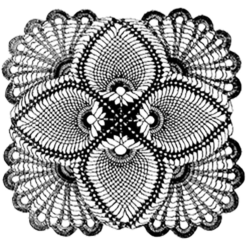 #2538 - Square Doily - Sewing